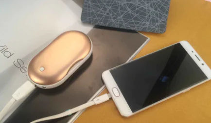 Rechargeable Mini Hand Warmer with USB Power Bank